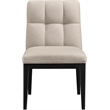 Meridian Furniture Adrian Taupe Vegan Leather Dining Side Chair (Set of 2)