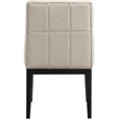 Meridian Furniture Adrian Taupe Vegan Leather Dining Side Chair (Set of 2)