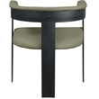 Meridian Furniture Romeo Olive Green Vegan Leather Dining Chair (Set of 2)