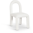 Meridian Furniture Amari Cream Chenille Fabric Dining Chair (Set of 2)