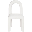 Meridian Furniture Amari Cream Chenille Fabric Dining Chair (Set of 2)