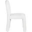 Meridian Furniture Amari Cream Chenille Fabric Dining Chair (Set of 2)