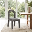 Meridian Furniture Amari Grey Chenille Fabric Dining Chair (Set of 2)