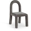 Meridian Furniture Amari Grey Chenille Fabric Dining Chair (Set of 2)