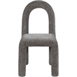 Meridian Furniture Amari Grey Chenille Fabric Dining Chair (Set of 2)
