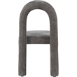 Meridian Furniture Amari Grey Chenille Fabric Dining Chair (Set of 2)