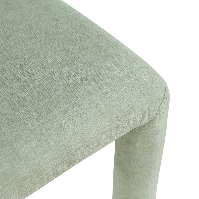 Meridian Furniture Amari Mint Chenille Fabric Dining Chair (Set of 2)