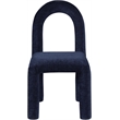 Meridian Furniture Amari Navy Chenille Fabric Dining Chair (Set of 2)
