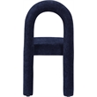 Meridian Furniture Amari Navy Chenille Fabric Dining Chair (Set of 2)