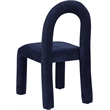 Meridian Furniture Amari Navy Chenille Fabric Dining Chair (Set of 2)