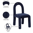 Meridian Furniture Amari Navy Chenille Fabric Dining Chair (Set of 2)