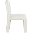 Meridian Furniture Amari Cream Vegan Leather Dining Chair (Set of 2)