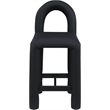Meridian Furniture Amari Black Vegan Leather Stool