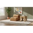 Meridian Furniture Shaggy Saddle Corduroy Performance Fabric Armless Chair