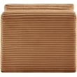 Meridian Furniture Shaggy Saddle Corduroy Performance Fabric Armless Chair