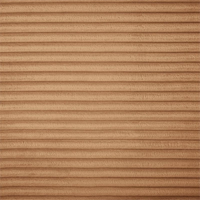 Meridian Furniture Shaggy Saddle Corduroy Performance Fabric Ottoman