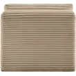 Meridian Furniture Shaggy Taupe Corduroy Performance Fabric Armless Chair