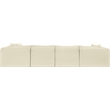 Meridian Furniture 6-Piece Cream Corduroy Performance Fabric Modular Sectional