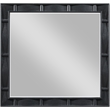 Meridian Furniture Weave Black Oak Veneer Mirror