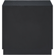 Meridian Furniture Weave Black Oak Veneer Night Stand