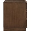 Meridian Furniture Weave Brown Oak Veneer Night Stand