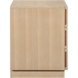 Meridian Furniture Weave Natural Oak Veneer Night Stand