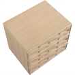 Meridian Furniture Weave Natural Oak Veneer Night Stand