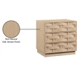Meridian Furniture Weave Natural Oak Veneer Night Stand