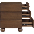 Meridian Furniture Askew Brown Oak Veneer Night Stand