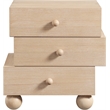 Meridian Furniture Askew Natural Oak Veneer Night Stand