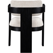 Meridian Furniture Sacha Beige Linen Textured Fabric Dining Chair (Set of 2)