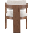 Meridian Furniture Sacha Beige Linen Textured Fabric Dining Chair (Set of 2)