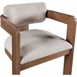 Meridian Furniture Sacha Beige Linen Textured Fabric Dining Chair (Set of 2)
