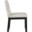 Meridian Furniture Conrad Beige Linen Textured Fabric Dining Chair