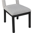 Meridian Furniture Conrad Grey Linen Textured Fabric Dining Chair