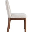Meridian Furniture Conrad Beige Linen Textured Fabric Dining Chair