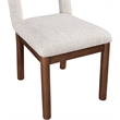 Meridian Furniture Conrad Beige Linen Textured Fabric Dining Chair
