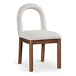 Meridian Furniture Conrad Beige Linen Textured Fabric Dining Chair