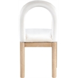 Meridian Furniture Conrad Cream Velvet Dining Chair
