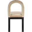 Meridian Furniture Conrad Beige Velvet Dining Chair
