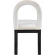 Meridian Furniture Conrad Cream Velvet Dining Chair
