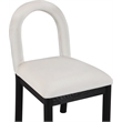 Meridian Furniture Conrad Cream Velvet Dining Chair