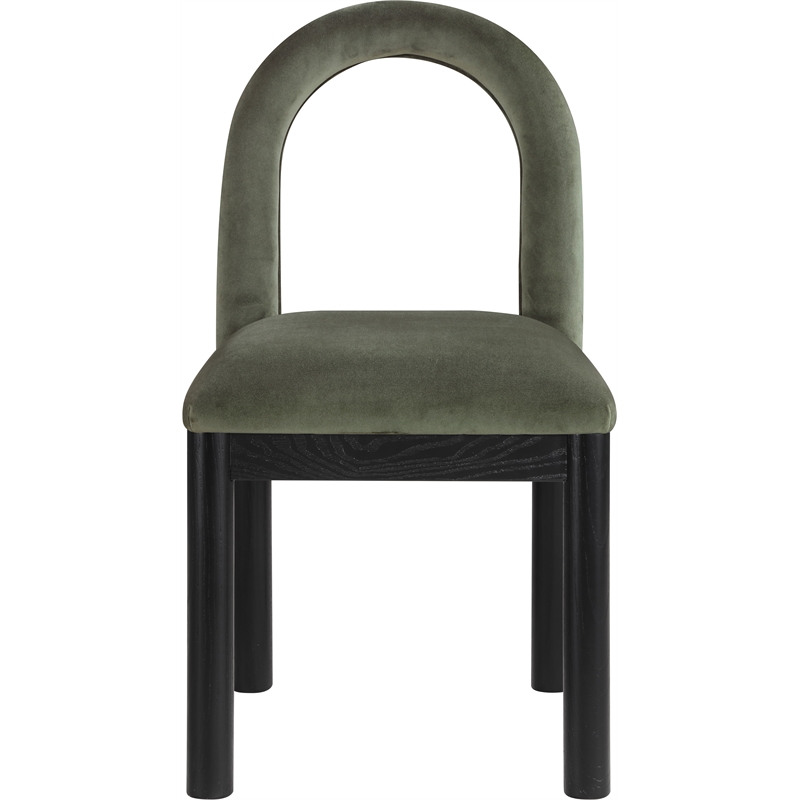 Meridian Furniture Conrad Green Velvet Dining Chair