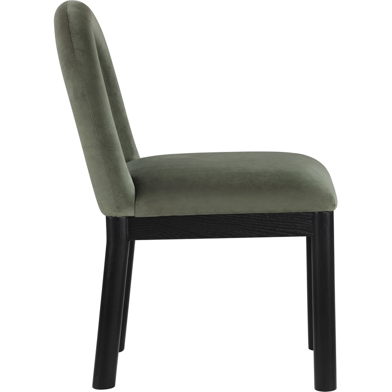 Meridian Furniture Conrad Green Velvet Dining Chair
