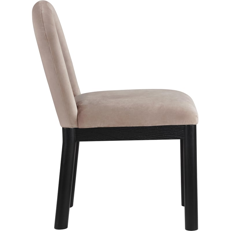 Meridian Furniture Conrad Taupe Velvet Dining Chair