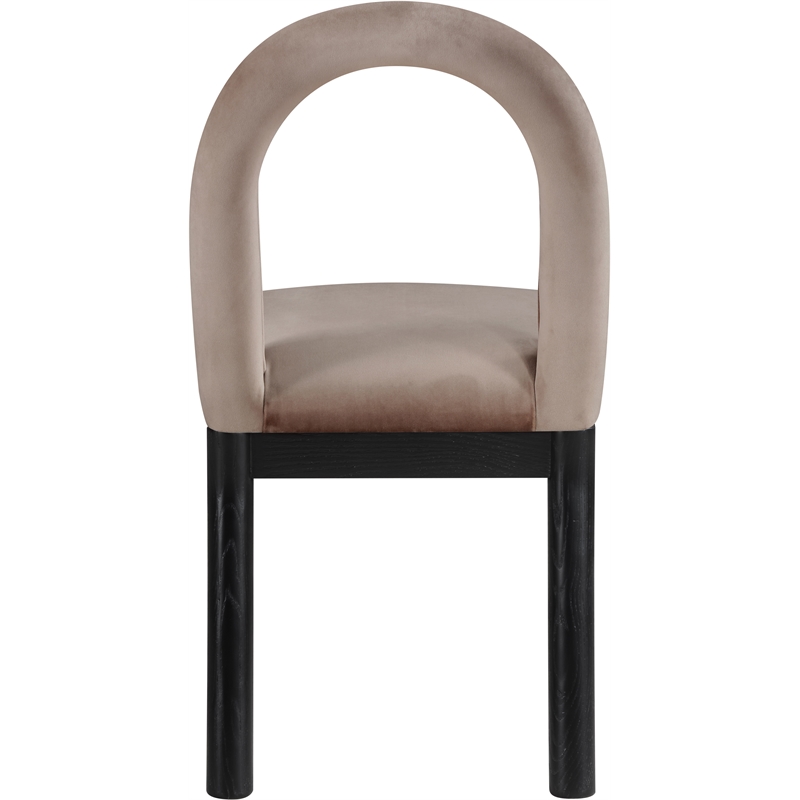 Meridian Furniture Conrad Taupe Velvet Dining Chair