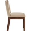 Meridian Furniture Conrad Beige Velvet Dining Chair