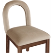 Meridian Furniture Conrad Beige Velvet Dining Chair