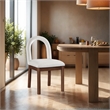Meridian Furniture Conrad Cream Velvet Dining Chair