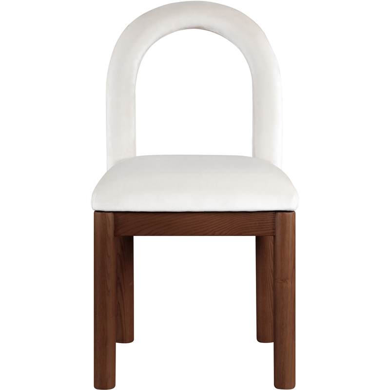 Meridian Furniture Conrad Cream Velvet Dining Chair